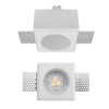 XGESS MINI Stropní, vestavné, bezrámečkové, bodové svítidlo, materiál sádra, povrch bílá, pro žárovku 1x35W, GU10, ES50, 230V, IP20, tř.1, rozměry 80x80x110mm náhled 1