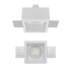 XGESS MINI Stropní, vestavné, bezrámečkové, bodové svítidlo, materiál sádra, povrch bílá, pro žárovku 1x35W, GU10, ES50, 230V, IP20, tř.1, rozměry 80x80x110mm náhled 1