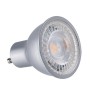 LED 7W GU10 WIDE VÝPRODEJ Světelný zdroj LED bodový, vyzařovací uhel 120°, materiál plast, povrch šedostříbrná, čočka plast transparentní, 7W, 570lm, patice GU10 ES50, denní 6500K, 230 náhled 1