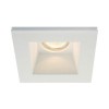 FIXED Stropní vestavné bodové čtvercové svítidlo, materiál sádra, barva bílá, pro žárovku 50W, Gx5,3 (GU5,3) 12V, IP20, 125x125mm, h=150mm náhled 1