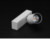 KLARA LED Stropní bodové svítidlo, nastavitelný směr svícení +-90°, základna hliník, povrch bílá mat, LED 9,2W, teplá 3000K, Ra90, 230V, IP20, tř.1, rozměry 175x145x60mm náhled 3