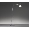 TOLOMEO TERRA MEGA Podlahový stojan s prodloužením pro stolní lampu, těleso hliník, povrch leštěný, h=1400mm, d=330mm náhled 1