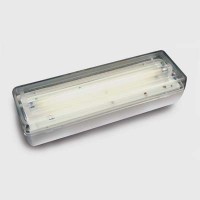 IVI Nouzové svítidlo SE - pouze nouzové svícení, záloha 1h/3h, plast bílá, kryt plast transparentní, pro zářivku 1x/2x8W(16W), G5, 230V, IP40, rozměry 345x120x78mm, vč.sv.zdr. neutr bílá 4000K