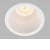 RAY S bílá Vestavné zápustné svítidlo, kruh, těleso hliník, povrch bílá, difuzor plast, LED 6W, 480lm, teplá 3000K, Ra80, 230V, do koupelny IP44, rozměry d=58mm, h=70mm