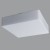 Stropní svítidlo, základna kov, povrch bílá, difuzor sklo triplex opál mat, LED, teplá 3000K, neutrální 4000K, stmívání 1-10V nebo DALI, 230V, do koupelny IP43, 440x440mm, h=125mm
