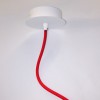 Napájecí kabel pro svítidlo 3x0,75mm 5x0,75mm l=2m Napájecí kabel pro svítidlo červený s textilním úpletem 3x0,75mm2, l=2000mm, vč stropní svorkovnice s kruhovou krytkou povrch bílá náhled 3