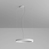 LEKONO LED závěsné Závěsné svítidlo, materiál hliník, povrch bílá, difuzor plast opál PC, LED 120W, 15846lm, neutrální 4000K, 230V, IP20, tř.1, rozměry d=2040mm, vč lankového závěsu l=3000mm lze zkrátit náhled 3