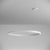 LEKONO LED závěsné Závěsné svítidlo, materiál hliník, povrch bílá, difuzor plast opál PC, LED 120W, 15846lm, neutrální 4000K, 230V, IP20, tř.1, rozměry d=2040mm, vč lankového závěsu l=3000mm lze zkrátit náhled 10