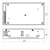 ALIMENTATOR Napájecí zdroj LED, napěťový, materiál kov bílá, LED, výstup: 200W, 16,5A, 12V, vstupní napětí 230V, IP20, tř.2, rozměry 215x50x115mm náhled 3