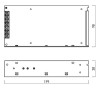 ALIMENTATOR Napájecí zdroj LED, napěťový, materiál kov bílá, LED, výstup: 150W, 6,25A, 24V, vstupní napětí 230V, IP20, tř.2, rozměry 199x38x98mm náhled 8