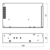 ALIMENTATOR Napájecí zdroj LED, napěťový, materiál kov bílá, LED, výstup: 150W, 6,25A, 24V, vstupní napětí 230V, IP20, tř.2, rozměry 199x38x98mm náhled 6