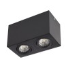 XBRIX Stropní, přisazené, bodové svítidlo, výklopné +-15°, materiál hliník, povrch bílá, pro žárovku 2x50W, GU10, ES50, 230V, IP20, tř.1, rozměry 173x95x90mm náhled 2
