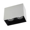 XCARD Stropní, dvoubodové svítidlo, materiál hliník, povrch černá, pro žárovku 2x50W, GU10, UGR<10, 230V, IP20, tř.1, rozměry 120x60x95mm náhled 2