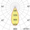 XCOMBO Světelný zdroj, materiál hliník, povrch černá, modul bodový LED 1x20W, 2100lm, teplá 3000K, vyzař. úhel 38°, Ra80, 230V, IP20, tř.2, rozměry d=111mm, h=55mm, vč trafa na kabelu náhled 4