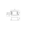 SMART Tuya stmívač RGBW Ovladač pro RGBW LED pásky, TUYA WiFi, vstup 5-24V, 4x1,5A, 72W/12V, 144W/24V, rozměry 63x22x36mm, vč. dálkového ovladače, dosah 8-10m. náhled 2