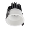 XCLUB Vestavné, bodové svítidlo, materiál hliník černá, krycí sklo čiré, LED 11W/880lm/500mA, 24V, nebo 15W/1200lm/700mA, 22V, teplá 2700K, UGR<19, Ra90, IP20, tř.3, d=82mm, h=75mm, bez trafa náhled 3