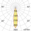 XDRILL Vestavné, bodové svítidlo, nastav směr sv, materiál hliník černá, krycí plast transp, LED 9W, 650lm, teplá 3000K, UGR<10, vyzař. úhel 18°, Ra90, 230V, IP20, tř.2, d=105mm, h=112mm, vč trafa náhled 7