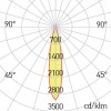 XDRILL Vestavné, bodové svítidlo, nastav směr sv, materiál hliník bílá, krycí plast transp, LED 9W, 700lm, neutrální 4000K, UGR<10, vyzař. úhel 18°, Ra90, 230V, IP20, tř.2, d=140mm, h=113mm, vč traf náhled 7