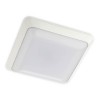RANER LED IP66 se senzorem HF čtvercové Stropní venkovní svítidlo, senzor HF, dosah 16m, záběr 120°, čas 5s-30min, materiál plast bílá, difuzor plast opál, LED 20W, 2565lm, neutrální 4000K, 230V, IK10, IP66, Ra80, tř.2, 300x300x79m náhled 1