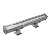 POLETIO LED RGB reflektor 9W Světlomet venkovní reflektor, materiál hliník, povrch stříbrná, krycí sklo tvrzené, LED 3x3W, RGB, UGR<16, 24V, IK08, IP65, vyzař. úhel 15°x60°, Ra80, tř.1+tř.3, 54x110x270mm, trafo samost náhled 3