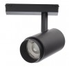WORTHING SP ZOOM 48V 33mm Bodové svítidlo do kolejnicového systému, hliník, černá, LED 13W, 1350lm, teplá 3000K, ZOOM nastavitelný vyzař. úhel 15°-30°, Ra90, stmívatelné DALI, 48V, IP20, rozměry d=65mm, l=122mm náhled 2