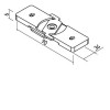 XCLICK M Montážní příchytka lišty kolejnicového systému, těleso plast, povrch černá, rozměry 90x34x6mm. náhled 2