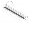 XTRIM MEDIUM 1-fázová lišta pro osvětlení, vestavná, materiál hliník, povrch černá, 48V, max zátěž 350W, IP20, tř.3, rozměry 125x86,3x2500mm, vč dvou koncovek, počáteční S přívodním kabelem náhled 6