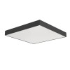 XPILL Stropní/závěsné svítidlo, materiál hliník černá, difuzor plast opál, LED 50W, 6720lm, CCT nast teplota teplá 3000K, neutr 4000K, denní 6000K, Ra80, 230V, IP20, tř.1, 500x500x63,5mm, závěs samostatně náhled 5