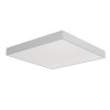 XPILL Stropní/závěsné svítidlo, materiál hliník černá, difuzor plast opál, LED 80W, 10080lm, neutrální 4000K, Ra80, 230V, IP20, tř.1, 800x800x69mm, závěs samostatně náhled 7