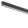 XCLICK S Lineární svítidlo do lištového systému, materiál hliníkový profil, černá, difuzor plast opál, LED 12W, 830lm/441lm, teplá 2700K, Ra80, 48V, IP20, tř.3, rozměry l=306mm 24,5x14,6mm náhled 2