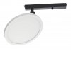XCLICK S Svítidlo do lištového systému, hliník, černá, difuzor plast opál, LED 11,2W, 1320lm, teplá 3000K, stmívatelné PWM, Ra90, 48V, IP20, tř.3, rozměry hlavice: d=144mm. náhled 1