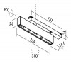 XCLICK S Lineární, bodové svítidlo, nastavitelný směr svícení, hliník, černá, LED 4,5W 560lm/2197m, teplá 2700K, vyzař. úhel 20° UGR<16, Ra90, 48V, IP20, rozměry 201x14,6x60 mm náhled 4