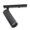 XCLICK S Bodové svítidlo do lištového systému, nastavitelný směr svícení, těleso hliník, bílá, LED 10,8W, 890lm/592lm, teplá 2700K, vyzař. úhel 26°, UGR<10, Ra90, stmív PWM, 48V, IP20, d=42mm, l=120mm náhled 1