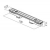 XTRIM S Přímá elektrická spojka magnetického kolejnicového systému, materiál hliník, povrch černá, 48V, rozměry 100x14,5x11,3mm náhled 2