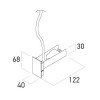 XUNO Napájecí komponent,  materiál hliník, povrch bílá, IP20, tř.1, rozměry 40x68x122mm náhled 3