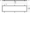 XWIDE Vestavné, stropní svítidlo, materiál hliník, povrch bílá, difuzor plast opál PMMA, LED panel 40W, 4690lm, teplá 3000K, 230V, IP40, tř.2, rozměry 1200x300x32mm, vč trafa náhled 4