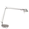 TOLOMEO MIDI LED Stolní lampa, hliník, leštěný, šedočerná antracit., 9W, LED, teplá 3000K, 350lm, 230V, IP20, l=max.1000mm, celková délka ramen cca 900mm, základna SAMOSTATNĚ náhled 1