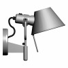 TOLOMEO FARETTO Nástěnná lampa, základna leštěný hliník stínítko matný hliník, 1x100W, E27, 230V, IP20, 230x280mm, BEZ vypínače náhled 3