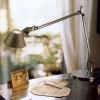 TOLOMEO BIANCO Stolní lampa, těleso hliník, ramena hliník lesk, klobouk elox bílá, pro žárovku 1x70W, E27, 230V, IP20, 2 ramena cca 480mm + 530mm, BEZ ZÁKLADNY, vč vypínače náhled 8