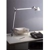 TOLOMEO ALU Stolní lampa, těleso hliník, ramena hliník lesk, klobouk hliník šedostříbrná, pro žárovku 1x70W, E27, 230V, IP20, 2 ramena cca 480mm + 530mm, BEZ ZÁKLADNY, vč vypínače náhled 10