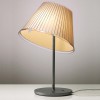 CHOOSE TAVOLO Stolní lampa, základna kov, povrch šedostříbrná, stínítko nastavitelný skmlon 30°, pergamen přírodní+ plast čirý, pro žárovklu, 1x75W, E27, 230V, IP20, d=358mm, l=554mm náhled 4