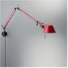 TOLOMEO MICRO PARETE Těleso lampy těleso hliník, povrch elox červená, pro žárovku 1x60W, E14, 230V, IP20, ramena cca 2x cca 300mm, celková délka 740mm, kabel 2m s vyp, bez nástěnného úchytu náhled 1