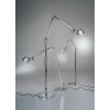 TOLOMEO MEGA LED Podlahový stojan s prodloužením pro stolní lampu provedení LED, těleso hliník, povrch černá, h=1400mm, d=330mm náhled 10