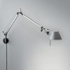 TOLOMEO MICRO PARETE Těleso lampy těleso hliník, povrch elox oranžová, pro žár 1x60W, E14, 230V, IP20, ramena cca 2x cca 300mm, celková délka 740mm, kabel 2m s vyp, bez nástěnného úchytu