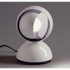 ECLISSE Stolní lampa, těleso kov, povrch bílá, pro žárovku 1x25W, E14, 230V, IP20, tř.2, d=120mm, h=180mm, vypínač na kabelu náhled 1