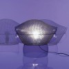 PATROCLO Stolní lampa dekorativní, základna a stínítko kombinace sklo-kov, pro žárovku 1x100W, E27, A60, 230V, IP20, d=470mm, h=395mm, se stmívačem