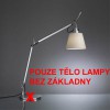 TOLOMEO BASCULANTE Stolní lampa, těleso hliník, povrch leštěný, vč stínítka šedý průsvitný satinovaný textil, pro žárovku 1x70W, E27, 230V, IP20, stínítko d=180mm, dvě ramena, h=750mm, l=1080mm, základna SAMOSTATNĚ náhled 2