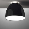 NUR GLOSS SOFFITTO MINI LED Stropní svítidlo, klobouk hliník, povrch černá lesk, difuzor plast, LED, 30W, teplá 2700K, 1396lm/cca 70W, žár., 230V, IP20, tř.1, d=360mm, h=280mm, svítí nahoru/dolů náhled 1