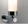 TUBE Nástěnné svítidlo, základna kov, povrch chrom lesk, difuzor sklo opál, pro žárovku 40W, E14, 230V, do koupelny IP44, tř.2, 120x250mm náhled 2