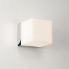 ANATAS do koupelny 40W G9 IP44 Nástěnné svítidlo, základna kov, povrch chrom lesk, difuzor sklo opál, pro žárovku 40W, G9, 230V, do koupelny IP44, tř.2, rozměry h=80mm, l=105mm náhled 1